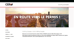 Desktop Screenshot of cer-la-croisee.com